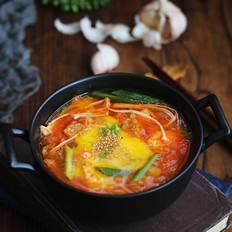 韩式酸辣豆腐汤