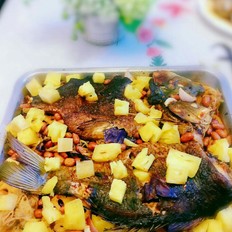 菠萝烤鱼