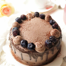 红茶巧克力奶油蛋糕
