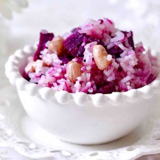 紫薯花生双米饭
