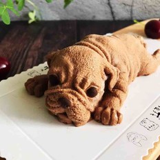 网红小狗慕斯蛋糕