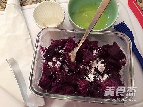 饺子皮紫薯塔的做法【步骤图】_菜谱_美食杰