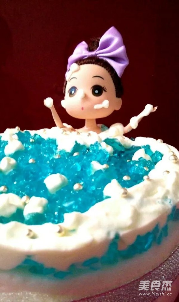 娃娃洗澡酸奶慕斯蛋糕